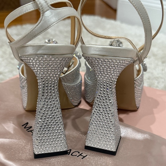 Mach & Mach  Rhinestone Platform Heels - Picture 5 of 7